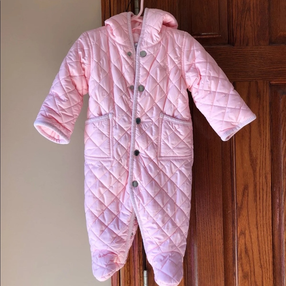 Ralph Lauren Pink Quilted Snowsuit